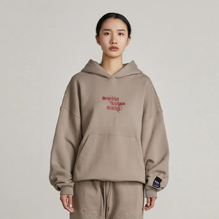 OCCUPY Sweatshirts Unisex Taupe-1
