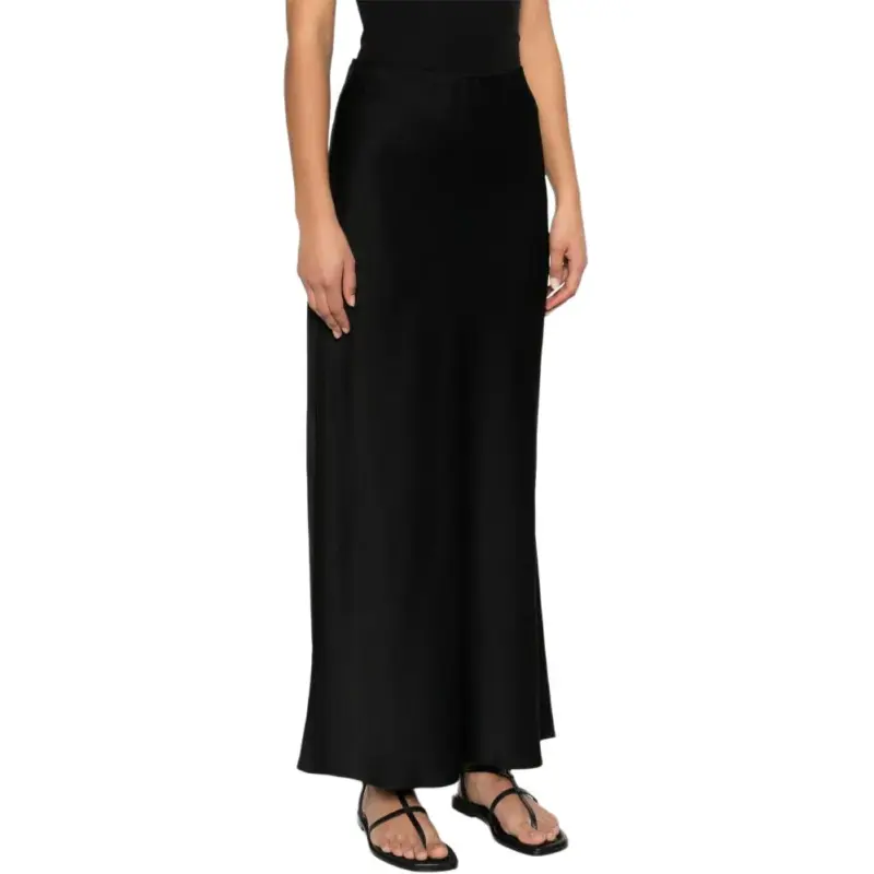 Brunello Cucinelli Satin Cady Maxi Skirt-3