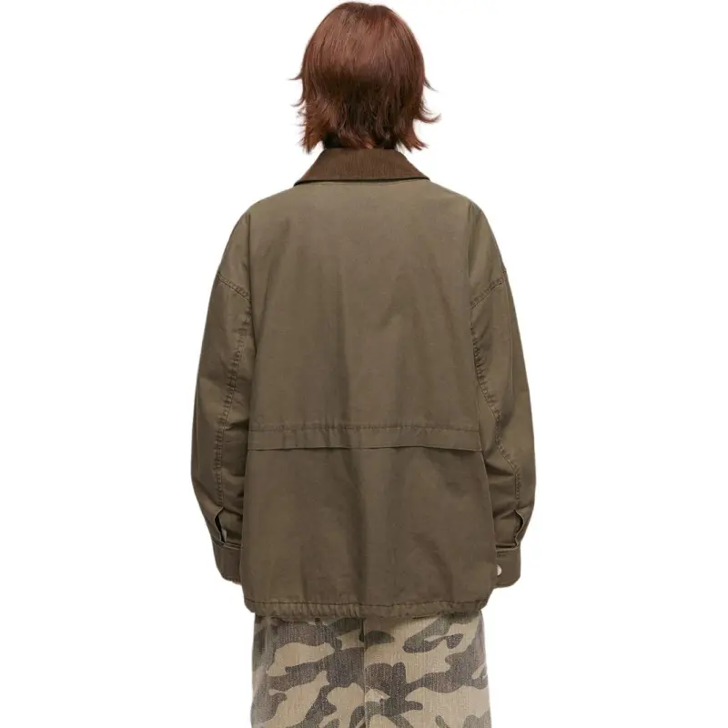 NO ONE ELSE Puffer Jacket Unisex Mustard Green-2