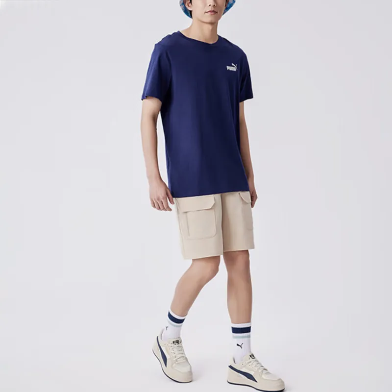 PUMA DECO GLAM T Shirts Men Marine Blue-5