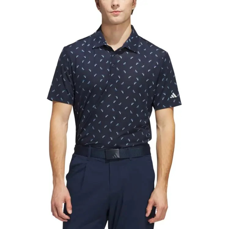 Adidas Free Shipping With AdiClub Ultimate365 Printed Mesh Polo Shirt-1