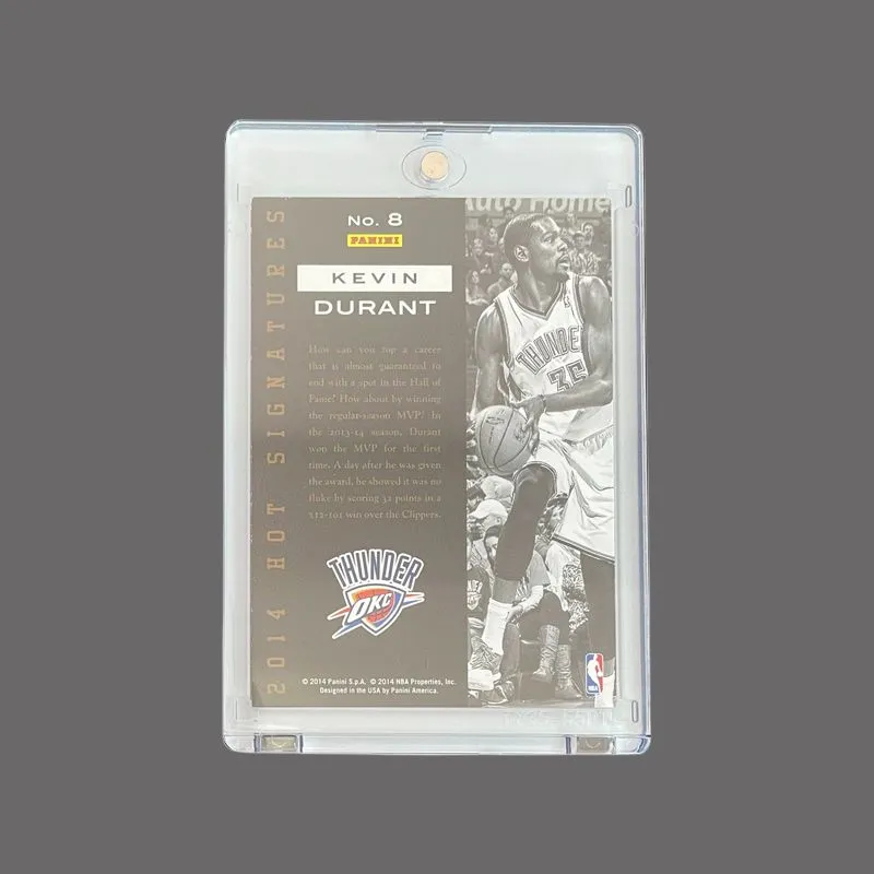 PANINI 2014 Thunder Kevin KD Golden Pen Autograph NBA Special Card Player Card Card Pass Sports Cards 1 Piece-4