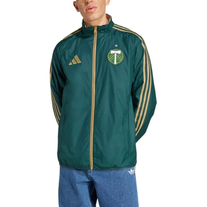 Adidas Free Shipping With AdiClub Portland Timbers Reversible Anthem Jacket-2