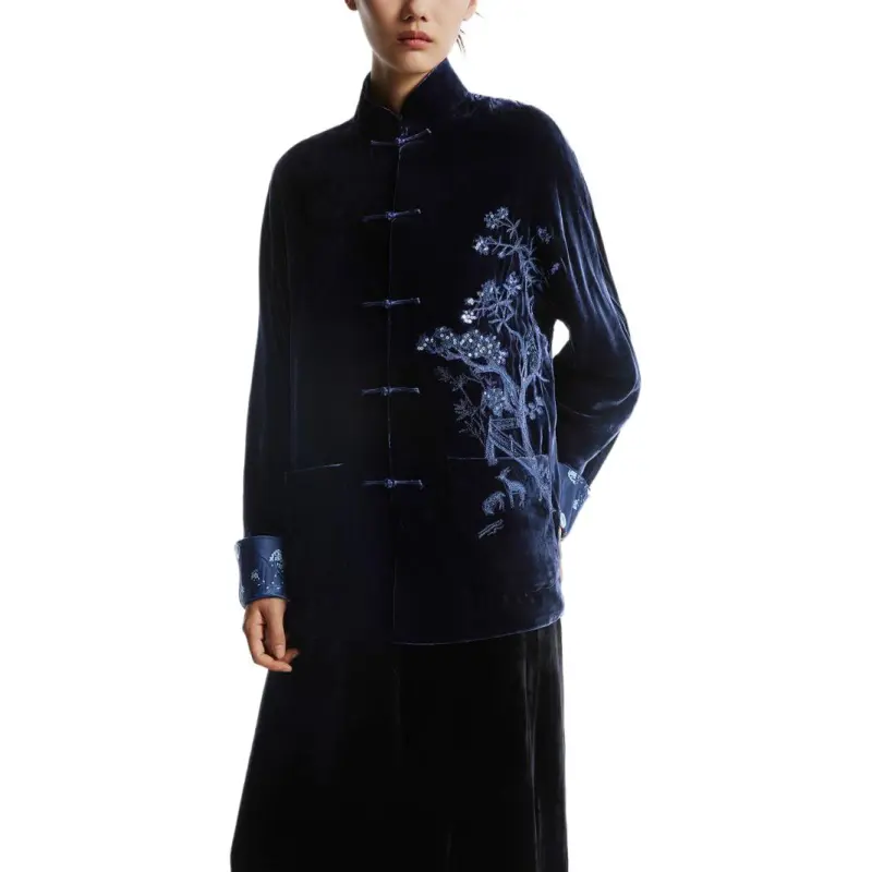 Shanghai Tang Mandarin Embroidered design Jacket-1
