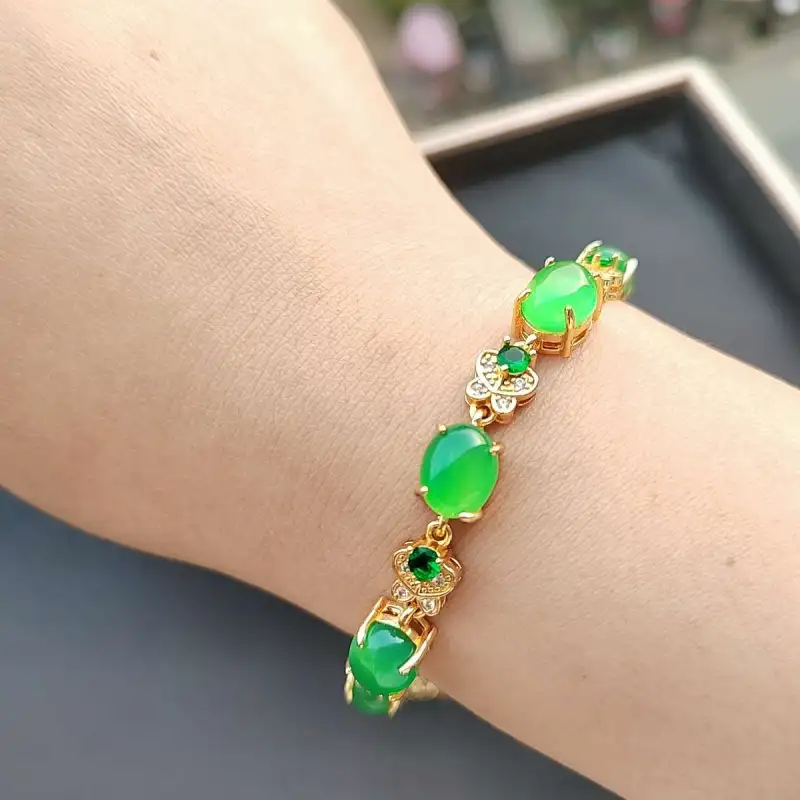 Gifts Chalcedony Bracelets Unisex-7