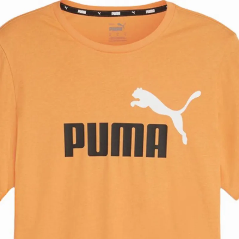 PUMA T Shirts Men Orange-2