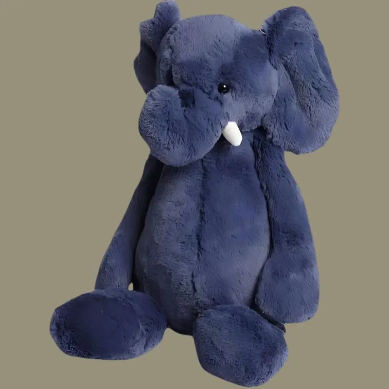 JELLYCAT Bashful Elephant Medium Stuffed Animal-2