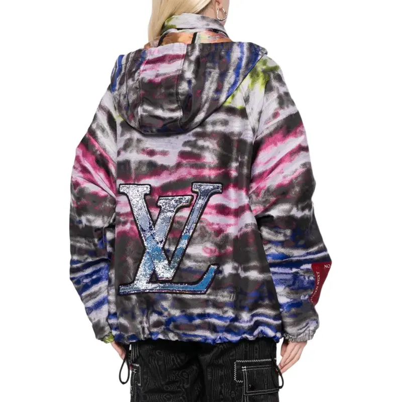 LOUIS VUITTON Abstract Print Half zip Top-3