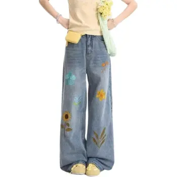 Concubine Zhu Jeans Women's Blue