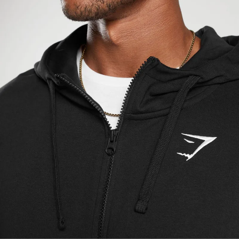 GYMSHARK CREST Jackets & Coats Men's Black-5