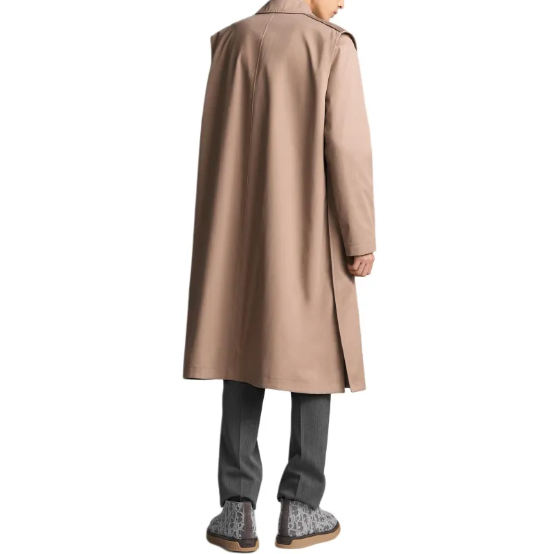 DIOR SS25 Trench Coat Men's Beige-5