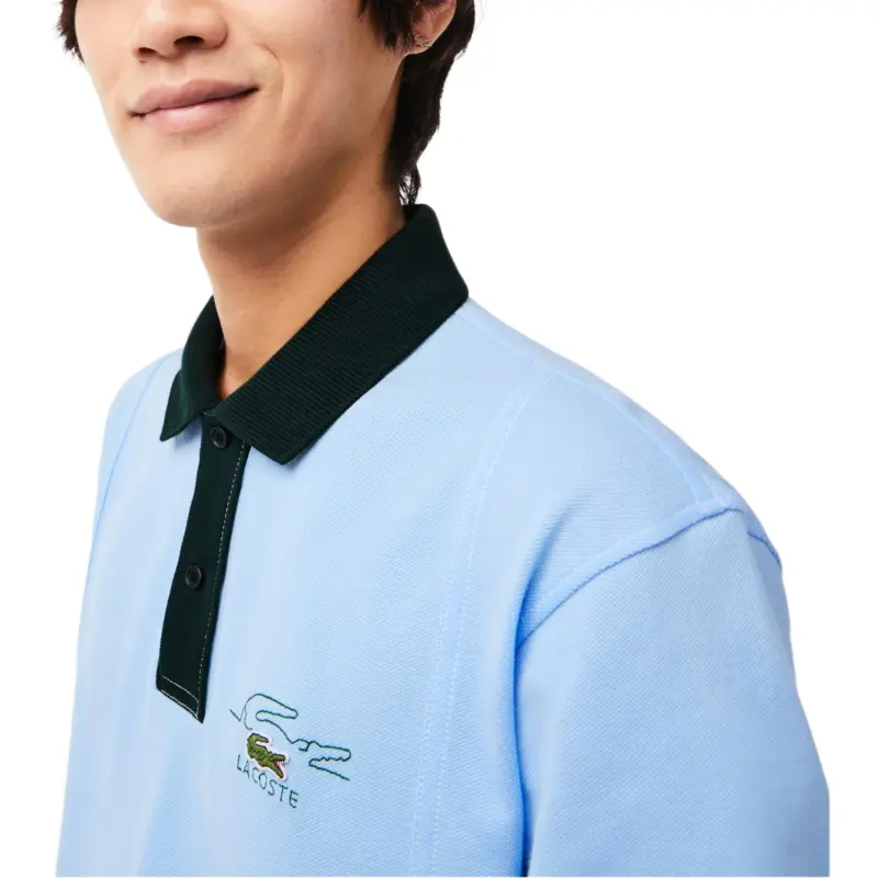LACOSTE Polo Shirts Men Blue-4