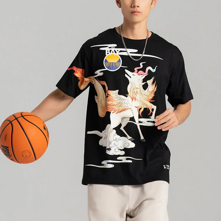 NBA Drop Shoulder Sleeve T-Shirt Unisex-2