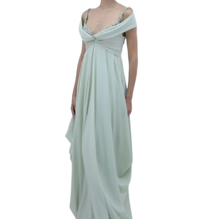 Gemy Maalouf Sleeveless Dress Women's Pale Sage-3