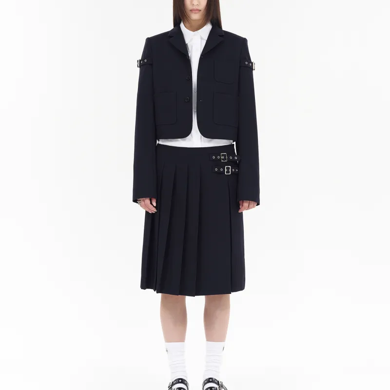 WE11DONE Belted Blazer-4