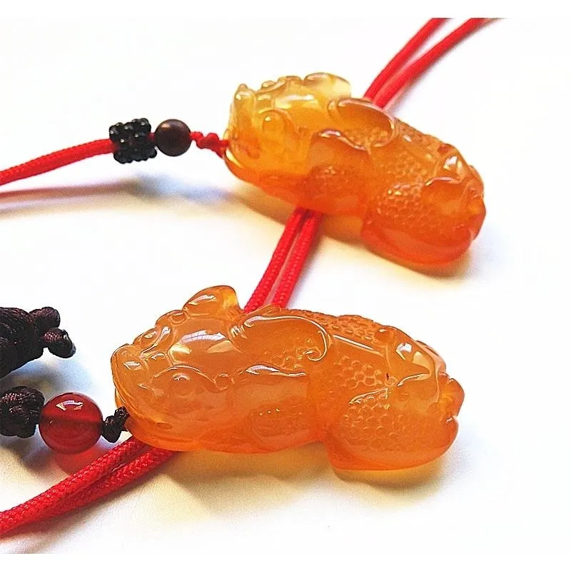 JUNWEN Chalcedony Necklaces Unisex-4