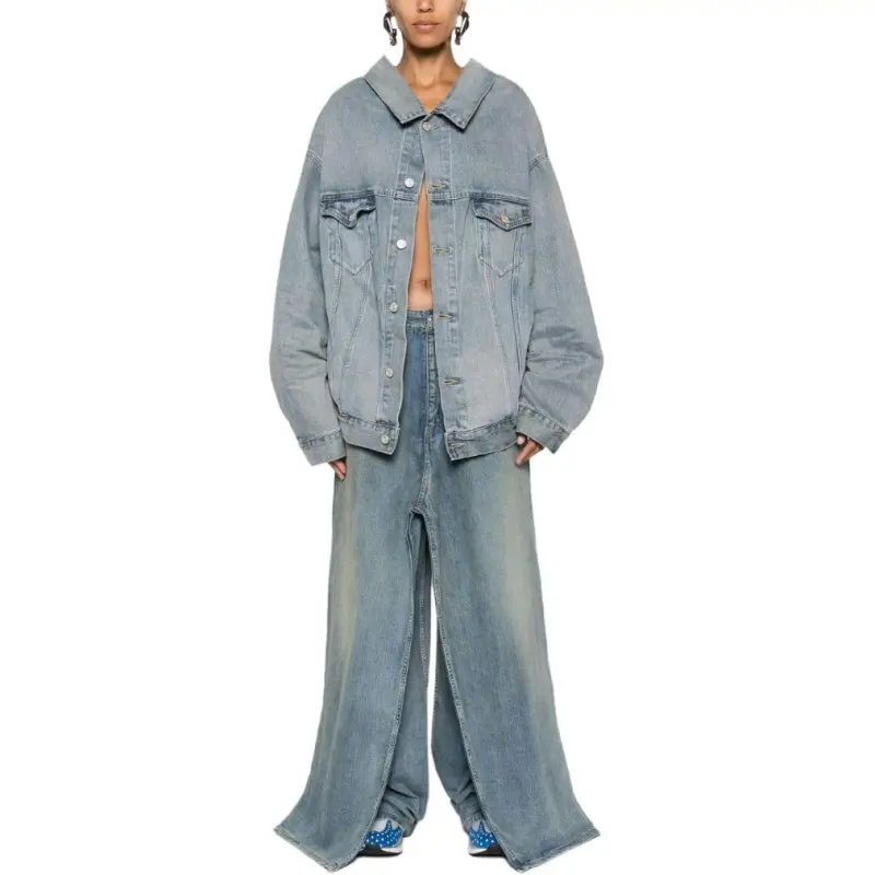 Balenciaga Collared Button Up Jacket-2
