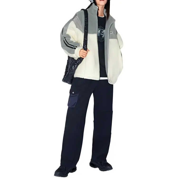 LiNing Sweatshirt Unisex Ultimate Gray Ecru-2