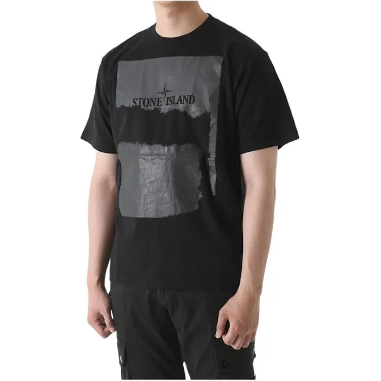 STONE ISLAND T Shirt Men's Black-3