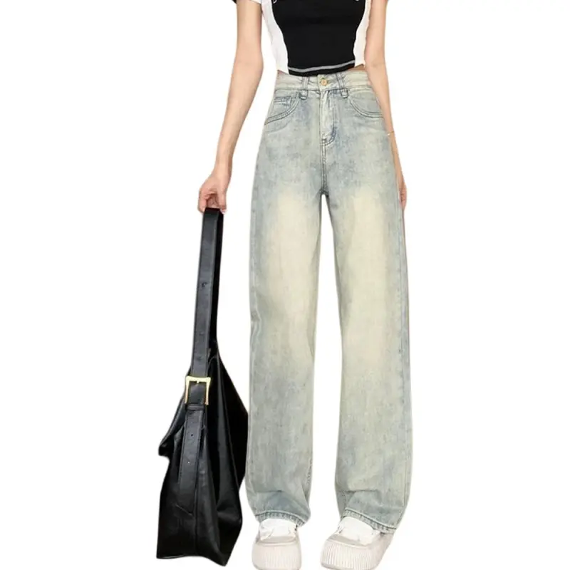 KULAIYA Jeans Women's Yellow Mud-2