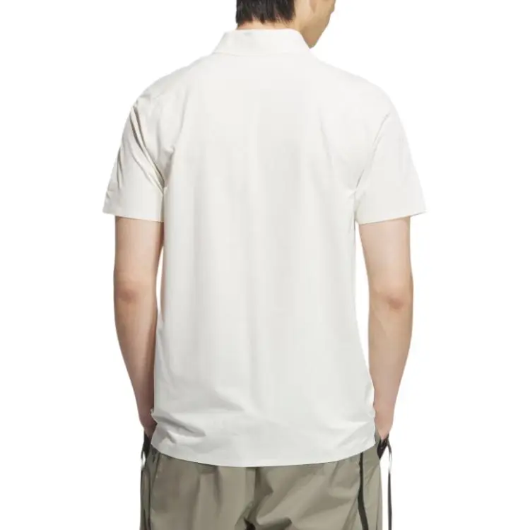 Adidas SS25 Polo Shirt Men's Jade White-2