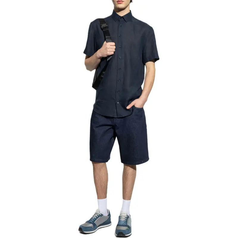 GIORGIO ARMANI Linen Shirt-3