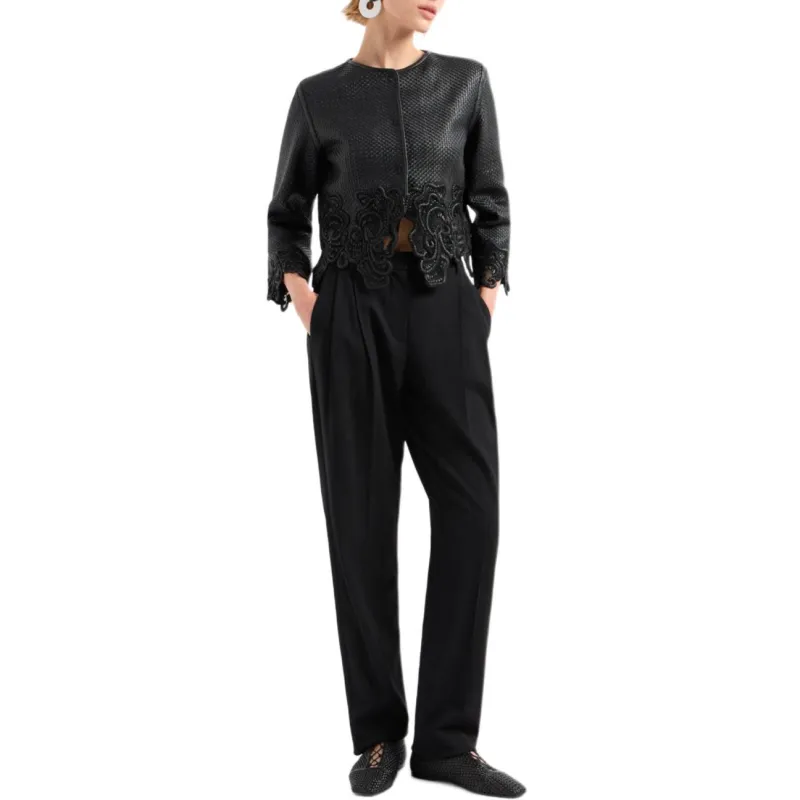EMPORIO ARMANI Leather Outerwear-3