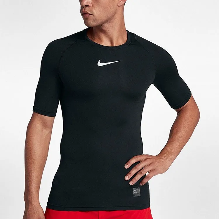 Nike T Shirts Men Black-2