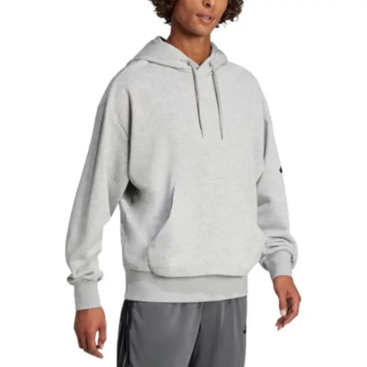 Adidas Free Shipping With AdiClub Essentials Loose Fit 3 Bar Logo French Terry Hoodie-2