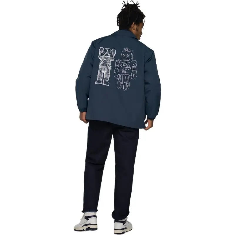 Kaws X Andy Warhol X UNIQLO KAWS X WARHOL Collaboration Jackets Unisex Navy-3