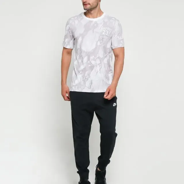 Nike T Shirts Men White-2
