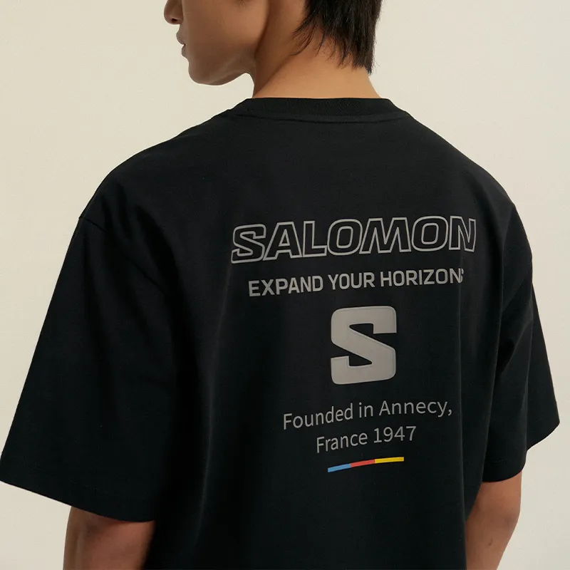 SALOMON UNI T Shirt Unisex Black-5