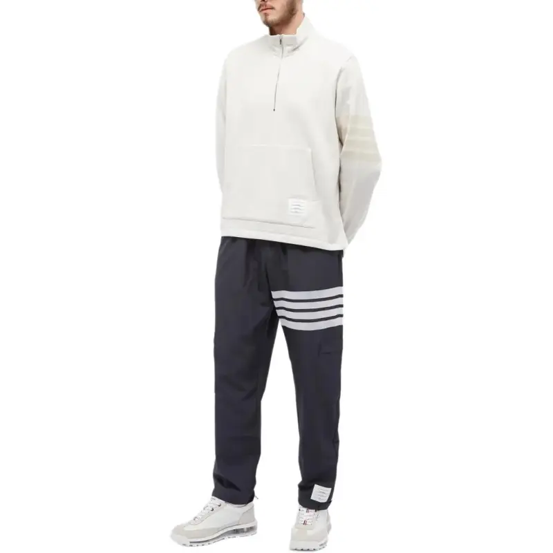 THOM BROWNE· THOM BROWNE FW23 Early Autumn Collection Sweatshirt Men's Ecru-2