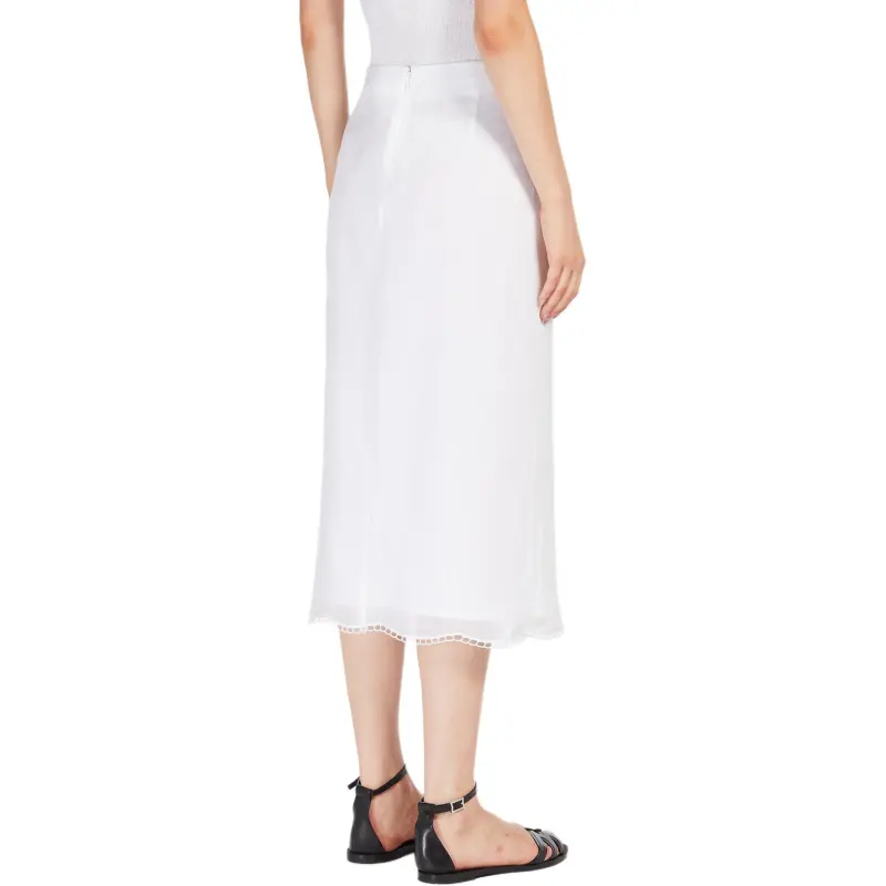 MaxMara Studio Casual Long Skirt Women's White-1