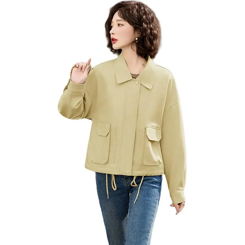 Yi Mengyuan Leather Jacket Women's-4