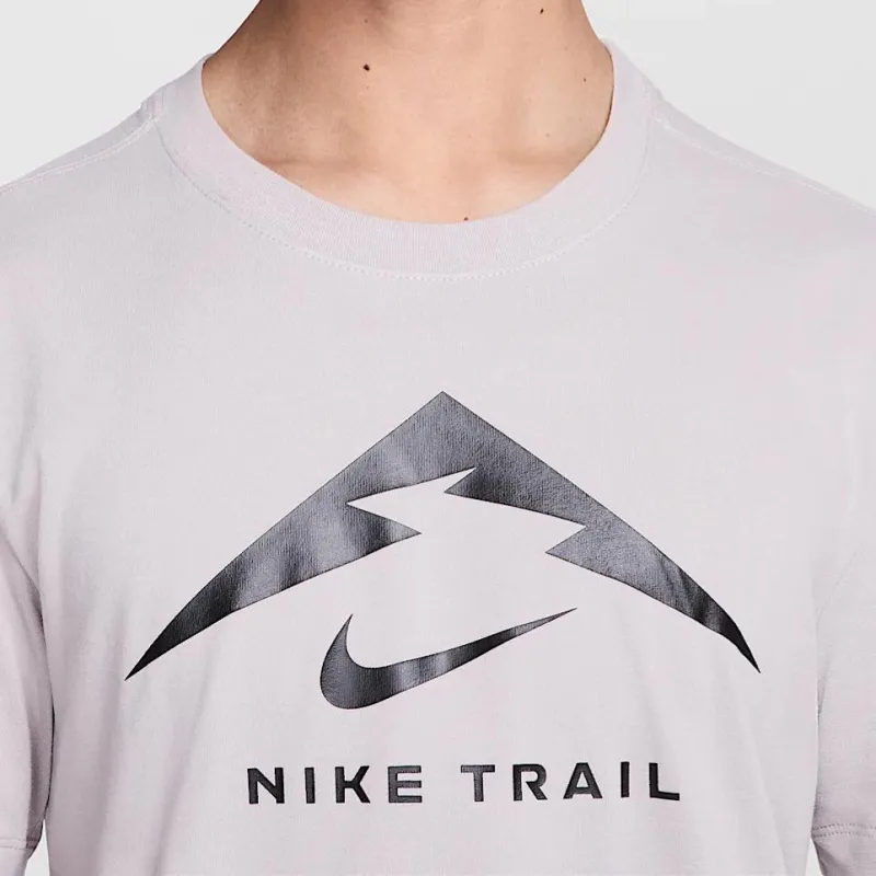 Nike Dri Fit Trail T Shirt Men's Preppy Gray/Black-3