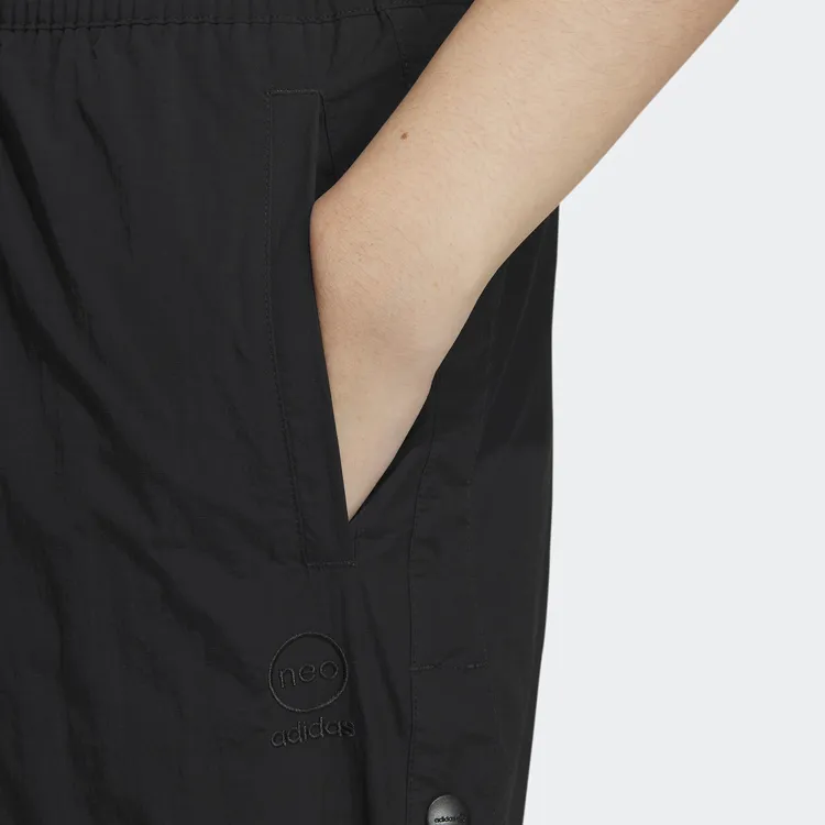 Adidas Neo Knitted Sports Pants Women's Black-4