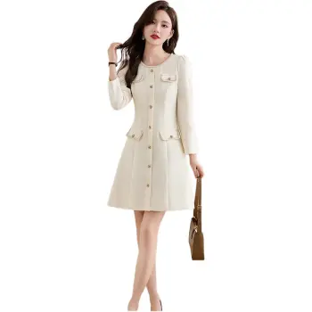 Fele.d Long Sleeved Dress Women's