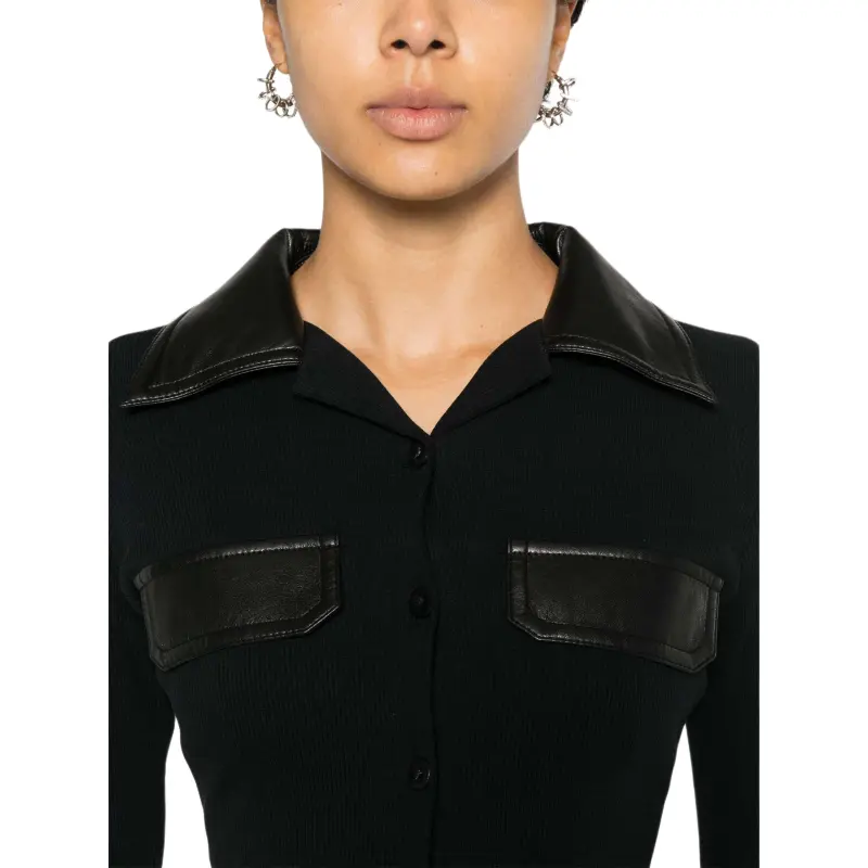 NANUSHKA Rasima Ribbed Shirt-4