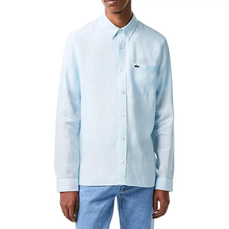 LACOSTE Shirts Men Light Blue-1