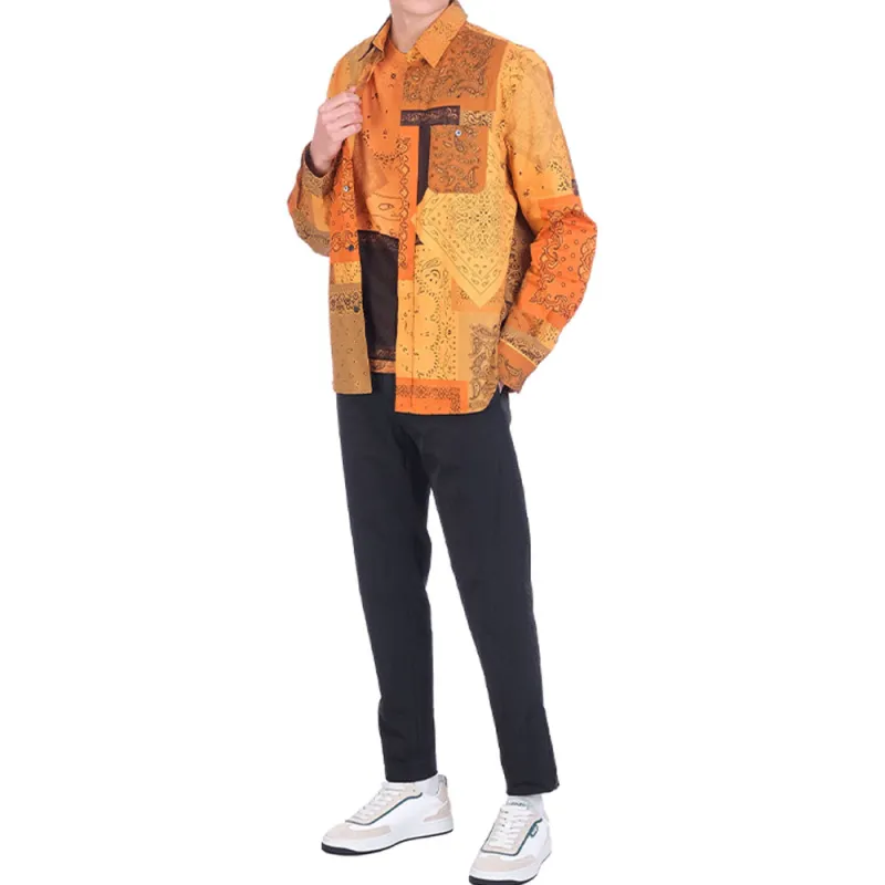 KENZO Shirts Men Orange-1