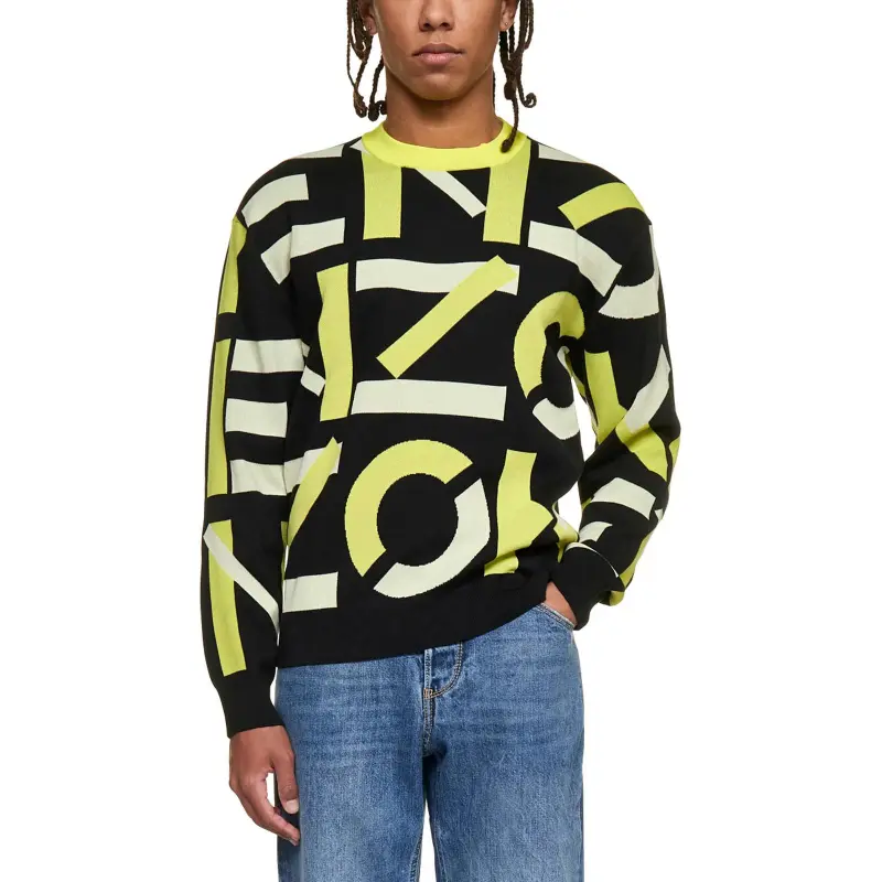 KENZO SS22 Sweater Men's Yellow/Black-2