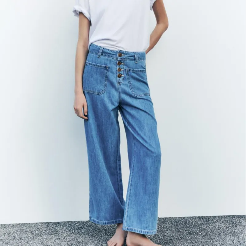 ZARA Jeans Women's Light Blue-2