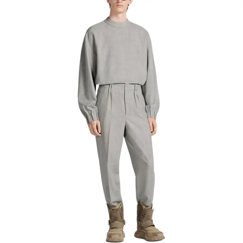 DIOR SS23 Casual Pants Men's Light Gray-2