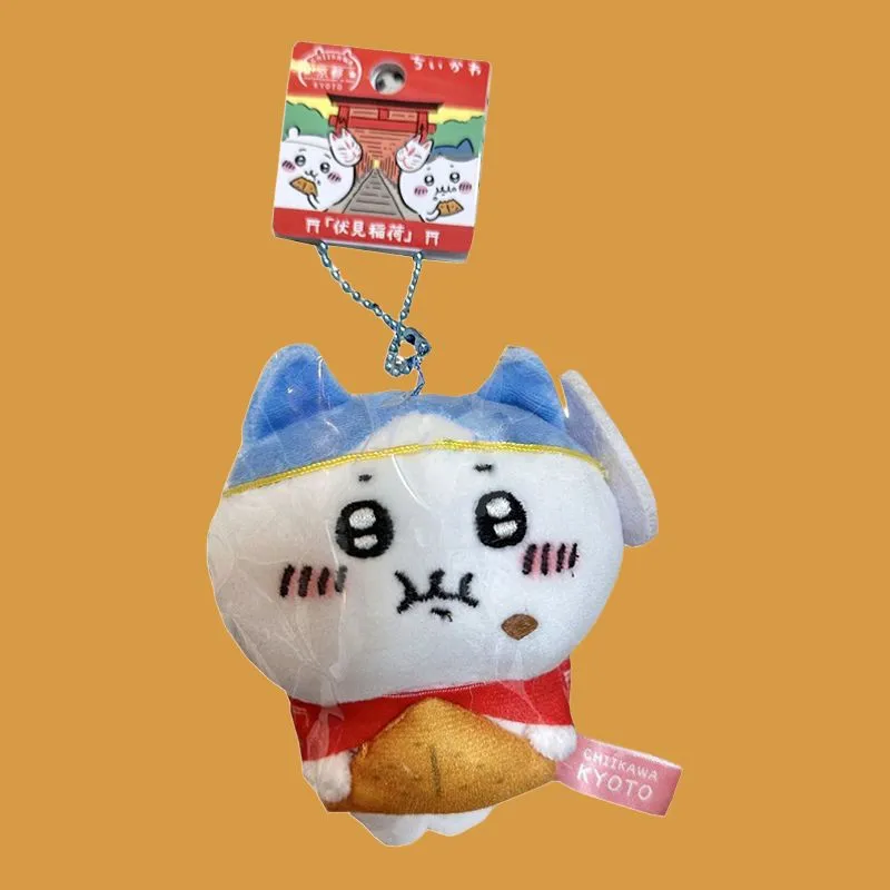 Chiikawa Hachiware Fushimi Inari Shrine In Kyoto Dolls Plush Pendant Small Size Tall-4