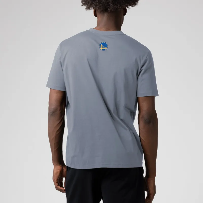 NBA Drop Shoulder Sleeve T-Shirt Men's Dusty Blue-3