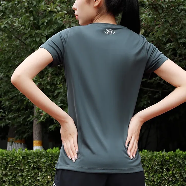 Under Armour T Shirts Women's Gray-2