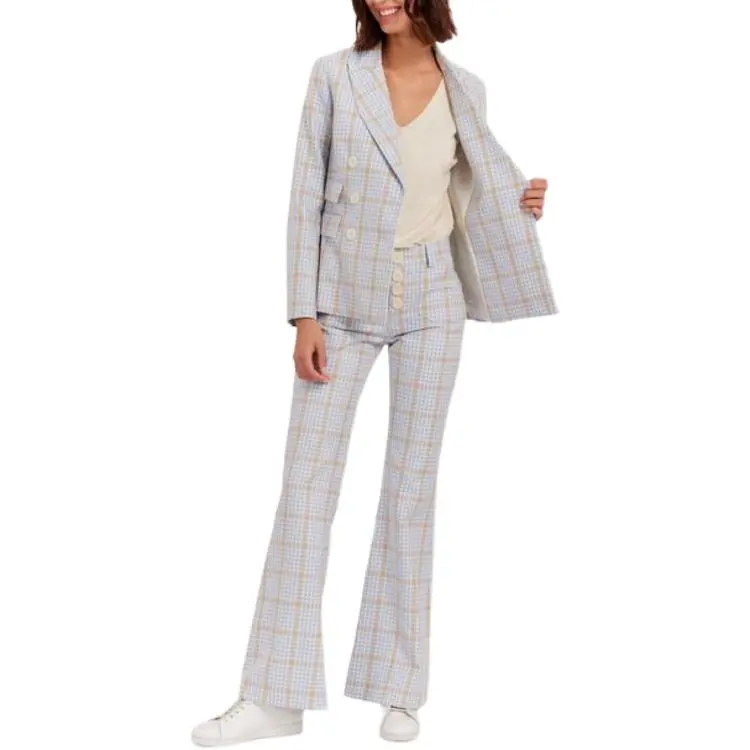 INES DE LA FRESSANGE Business Suit Women's Light Blue-2