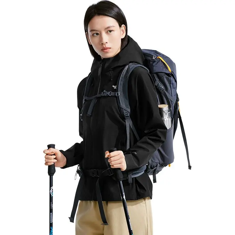 THE NORTH FACE Dryzzle Waterproof, Windproof, And Breathable Windbreaker Jacket Women's Cosmic Black-1