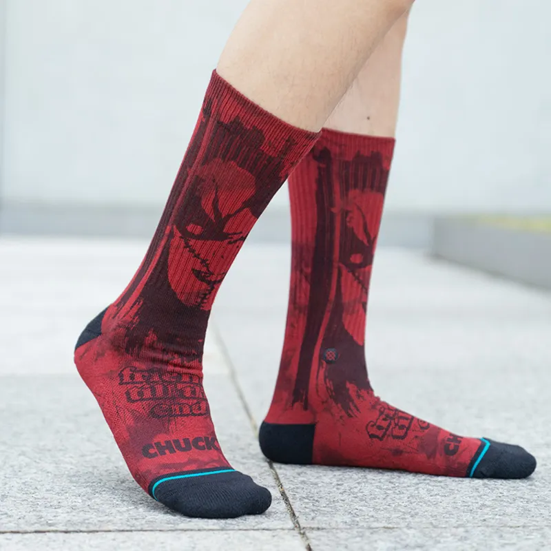 Stance x GUIWAQIAJI LIANMINGKUAN Knee-High Socks Unisex Black-2